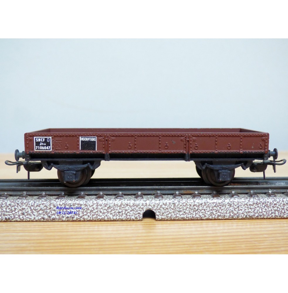 SMCF ???, wagon plat à 2 essieux  type Jho  SNCF  BO