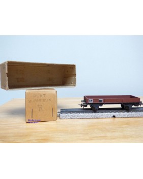 SMCF ???, wagon plat à 2 essieux  type Jho  SNCF  BO