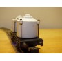 POCHER 153,  wagon plat chargé de 2 citernes pour transport de vin    FS   BO
