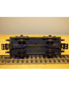 POCHER 153,  wagon plat chargé de 2 citernes pour transport de vin    FS   BO