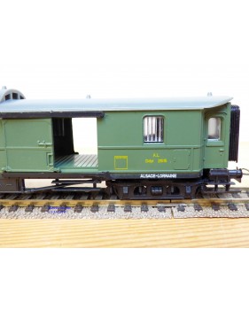 LILIPUT ancien 201 wagon plat chargé de 4 conteneurs ( cadres)  NS  BO