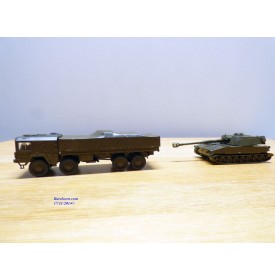 ROCO Minitanks 466 ,  coffret artillerie camion 8*8 MAN et char M 109    Neuf   BO  1/87  HO