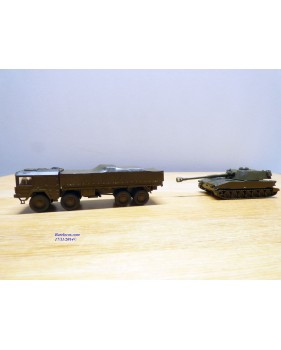 ROCO Minitanks 466 ,  coffret artillerie camion 8*8 MAN et char M 109    Neuf   BO  1/87  HO