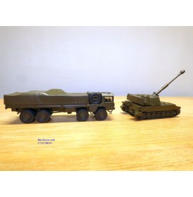 ROCO Minitanks 466 ,  coffret artillerie camion 8*8 MAN et char M 109    Neuf   BO  1/87  HO