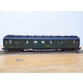 LILIPUT ancien 201 wagon plat chargé de 4 conteneurs ( cadres)  NS  BO