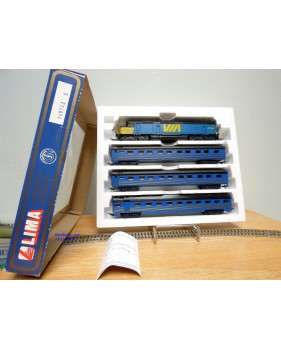 Lima Golden Series 149762 G,  coffret 1 loco et 3 voitures CN  Viarail  Neuf   BO