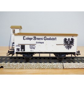 Märklin 4782,  wagon couvert à guérite ESSLINGER Brauerei  K.W.Ste.  Neuf  BO