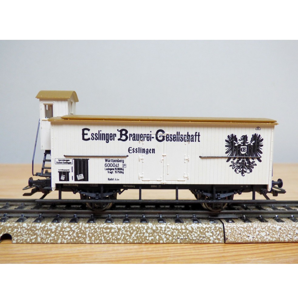 Märklin 4550, wagon couvert gris FS BO