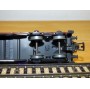 Märklin 4515 . 3,  wagon plat à bogies chargé de 2 camions Mercedes 3500 gris DB  BO