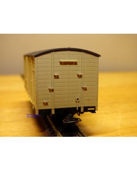 BEMO  2005 810, wagon couvert à 3 essieux  type G  DB   BO