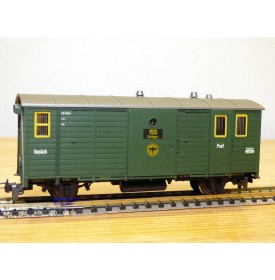 BEMO  3001 805, fourgon mixte bagages/ postal   type Pw  DR   BO   HOe