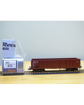 ROCO 66959,  wagon tombereau à bogies  type Eaos    DB  Neuf  BO