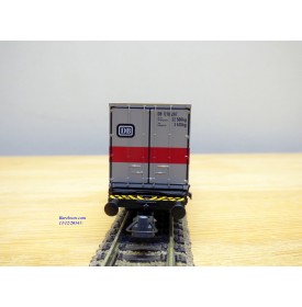 ROCO 66265,  wagon plat chargé d'un conteneur de 20'  DB   Neuf  DB  Neuf   BO