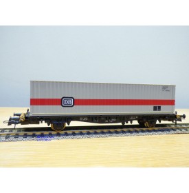 ROCO 66265,  wagon plat chargé d'un conteneur de 20'  DB   Neuf  DB  Neuf   BO