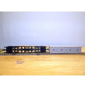 ROCO 66265,  wagon plat chargé d'un conteneur de 20'  DB   Neuf  DB  Neuf   BO