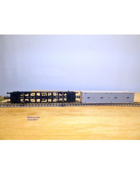 ROCO 66265,  wagon plat chargé d'un conteneur de 20'  DB   Neuf  DB  Neuf   BO