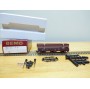 BEMO  2011 816, wagon plat 3 essieux  avec chargement de poutrelles métalliques DB  BO   HOe