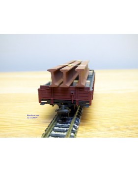 Wagon plat 3 essieux DB BO