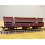 Wagon plat 3 essieux DB BO