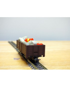 LILIPUT  316101,  wagon tombereauchargé fûts et  tonneaux  N°:60002  ÖBB    neuf   BO    HOe