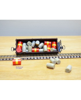 LILIPUT  316101,  wagon tombereauchargé fûts et  tonneaux  N°:60002  ÖBB    neuf   BO    HOe