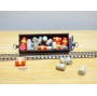 LILIPUT  316101,  wagon tombereauchargé fûts et  tonneaux  N°:60002  ÖBB    neuf   BO    HOe