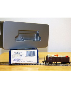LILIPUT  316101,  wagon tombereauchargé fûts et  tonneaux  N°:60002  ÖBB    neuf   BO    HOe