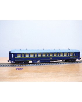 France Trains  302,  voiture lits type LX  inscriptions en allemand  N° 3472     CIWL 