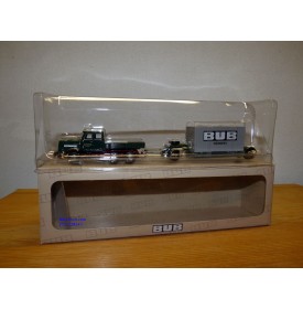 BUB  07000,  camion KAELBLE  KDV6 z   B.Aumann KG. et remorque chargée d'un conteneur BUB  Neuf  BO  1/87