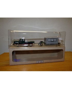 BUB  07000,  camion KAELBLE  KDV6 z   B.Aumann KG. et remorque chargée d'un conteneur BUB  Neuf  BO  1/87