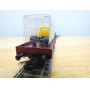 SACHSENMODELLE 76415, wagon plat chargé dun camion OPEL Blitz ( Deutsche Bundespost )  DB    BO