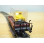 SACHSENMODELLE 76415, wagon plat chargé dun camion OPEL Blitz ( Deutsche Bundespost )  DB    BO