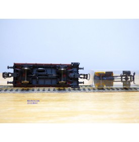 SACHSENMODELLE 76415, wagon plat chargé dun camion OPEL Blitz ( Deutsche Bundespost )  DB    BO