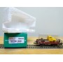 SACHSENMODELLE 76415, wagon plat chargé dun camion OPEL Blitz ( Deutsche Bundespost )  DB    BO