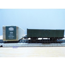 HAG  330 . 03, wagon tombereau  type  L6   vert  SBB  BO