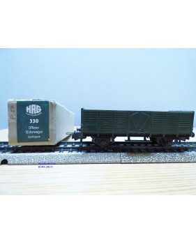 HAG  330 . 03, wagon tombereau  type  L6   vert  SBB  BO