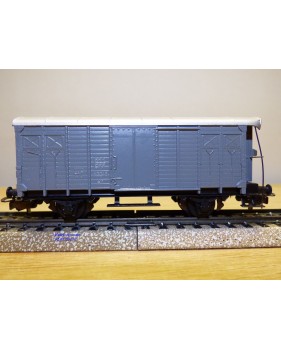 HAG  345 . 04 , wagon couvert à guérite de serre freins  type  K3   gris   SBB  BO