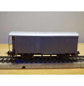 HAG  345 . 04 , wagon couvert à guérite de serre freins  type  K3   gris   SBB  BO