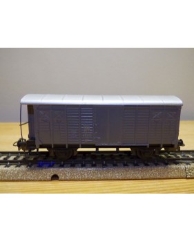 HAG  345 . 04 , wagon couvert à guérite de serre freins  type  K3   gris   SBB  BO