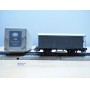 HAG  345 . 04 , wagon couvert à guérite de serre freins  type  K3   gris   SBB  BO