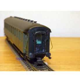 France Trains  226, voiture OCEM à flancs lissesdite inox  à portes sanitaires C 10 SNCF  BO