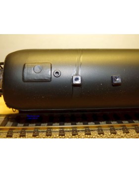 France Trains  226, voiture OCEM à flancs lisses dite inox  à portes sanitaires C 10 SNCF  BO