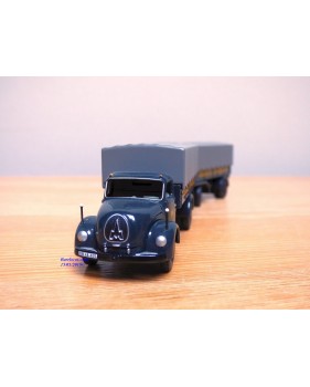 BUB  62177,  camion MAGIRUS DEUTZ  S 6500 et remorque bâchés DEUTSCHE BUNDESBAHN  Neuf   BO  1/87