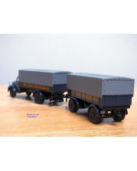 BUB  62177,  camion MAGIRUS DEUTZ  S 6500 et remorque bâchés DEUTSCHE BUNDESBAHN  Neuf   BO  1/87