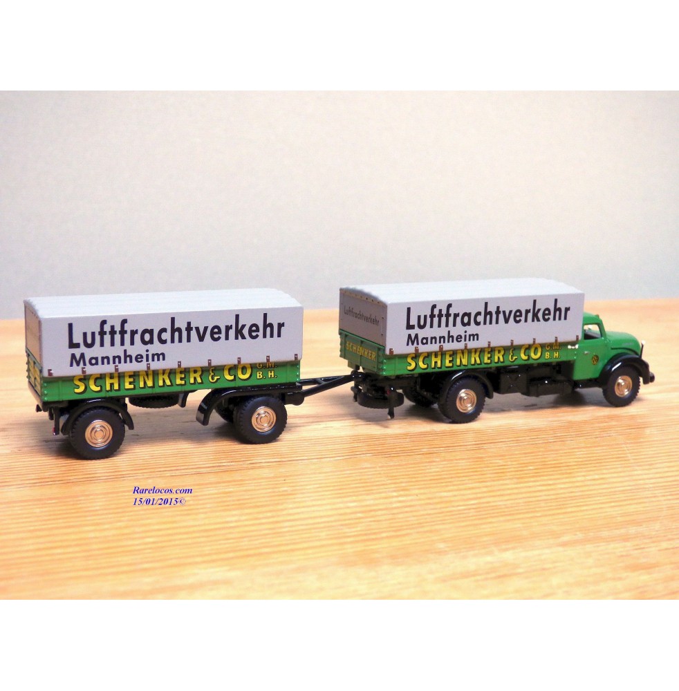 Camion Büssing Et Magirus Deutz - Minichamps 1/43 - Sans Remorques