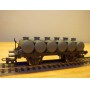 RIVAROSSI  2022,  wagon plat avec 6 citernes  FS   BO