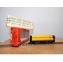 RIVAROSSI  véro 2206, wagon plat pour transport de tubes  ( flat car ) Illinois Central   BO