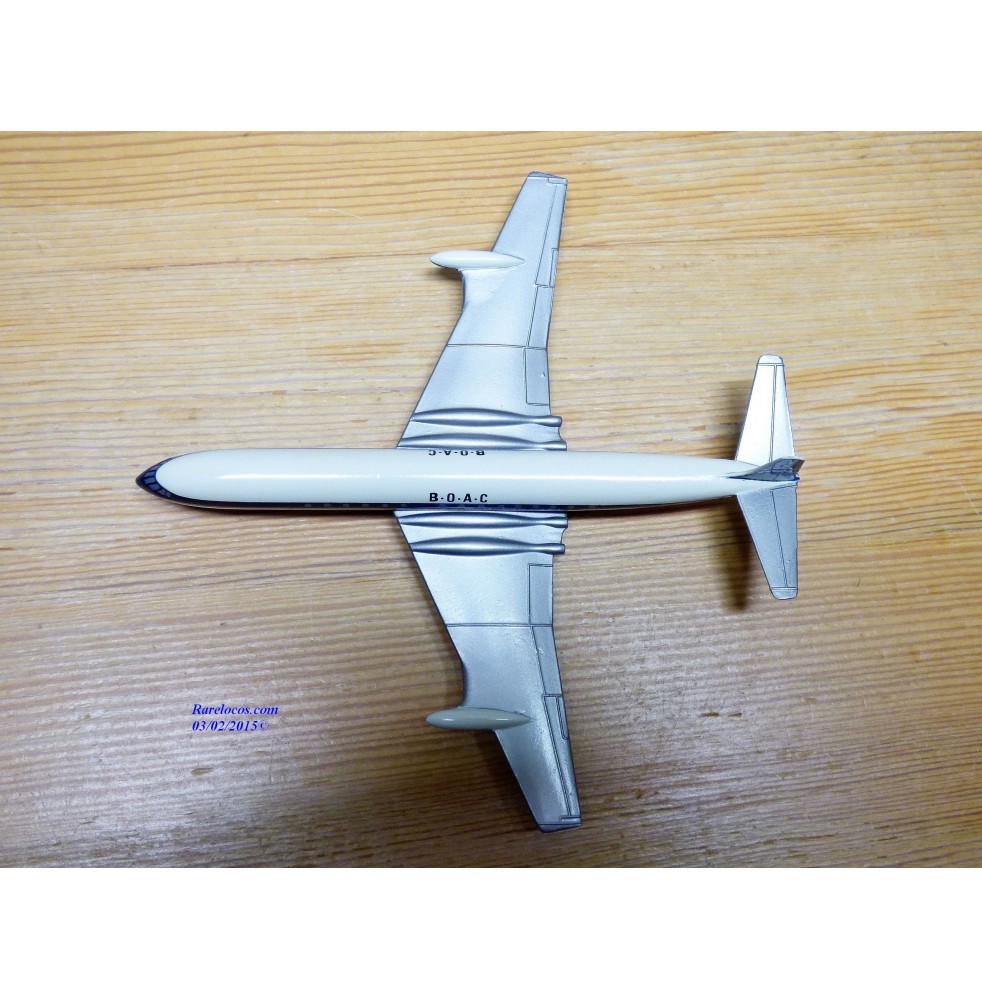 Avion Dinky Toys Comet BOAC – Années 60, Métal, 15x18 Cm, Très Bon état