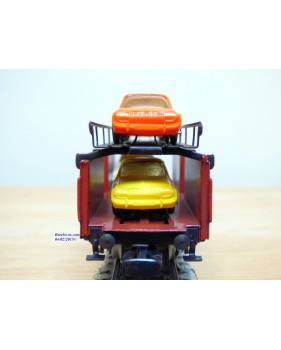 Märklin métal 4617 Wagon surbaissé EVS DB BO
