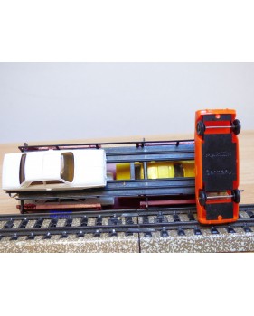 Märklin métal 4617 Wagon surbaissé EVS DB BO